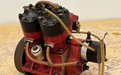 Model Engineering, a vintage boat power unit. A 1950’s two c...