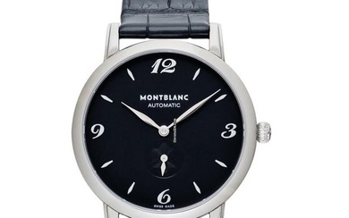 Montblanc Star Classique 107072 - Star Classique Automatic Black Dial Men's Watch