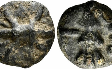 Northern Apulia, Luceria, c. 217-212 BC. Cast Æ Quatrunx (25mm,...