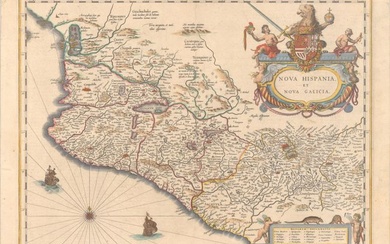 "Nova Hispania, et Nova Galicia", Blaeu, Willem