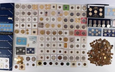 OVER 14 POUNDS UNSEARCHED WORLD U.S. COIN LOT