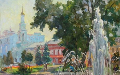 Oil painting Central park S. Dirtorak