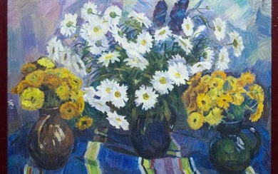 Oil painting Flowers Krymov O.