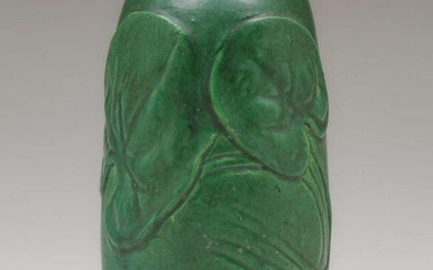 Owens Matte Green Vase c1910