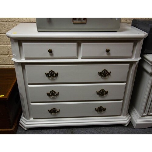PAINTED 2 OVER 3 DRAWER CHEST 105L + MATCHING LOCKER + SIMIL...