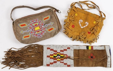 PLAINS STYLE BEADED BAGS
