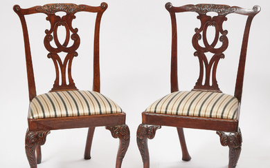 Pair of George III Mahogany Side Chairs, c.1775