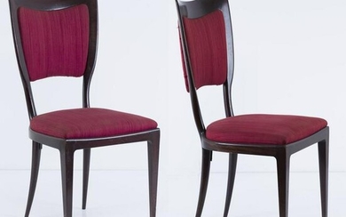 Paolo Buffa, Set of two side chairs, c. 1949