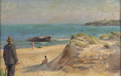 Patrick Tuohy RHA (1893-1930), The Strand Near Arklow (Previously known as Brittas Bay)