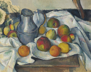 Paul Cézanne (1839-1906), Bouilloire et fruits