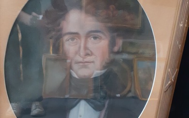 Portrait d'Hector BERLIOZ Pastel Vue ovale... - Lot 18 - Richard Maison de ventes