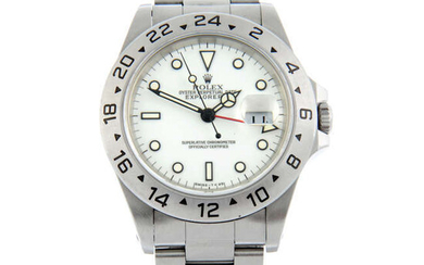 ROLEX - a stainless steel Oyster Perpetual Date Explorer II bracelet watch, 39mm.