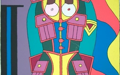Richard Lindner - Changing Sexuality (3 of 3) - Serigraph 46" x 34"