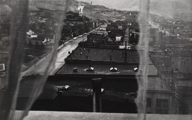 Robert Frank, View from Hotel Window – Butte, Montana