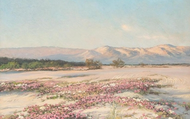 Robert Wood (1889-1979), Desert Blooms, 1956, oil