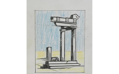 Roy Lichtenstein, New York 1923 – 1997 ebenda, STUDY FOR A TEMPLE (1968)