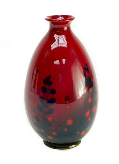Royal Doulton Porcelain Sung Ware Noke Flambe Vase