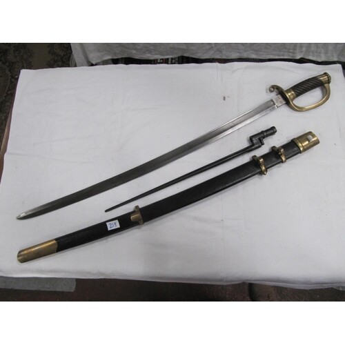 Russian Pattern 1881 Type Dragoon Sabre Complete with Origin...