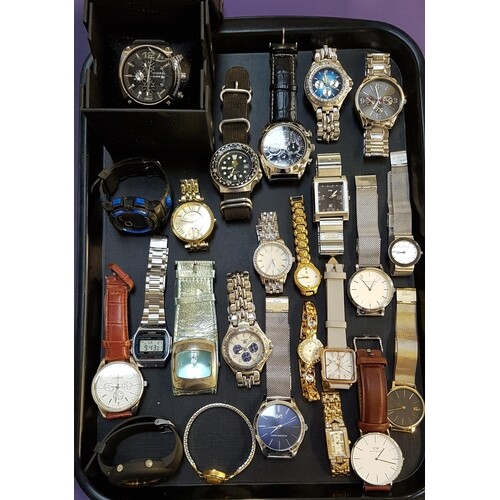 SELECTION OF LADIES AND GENTLEMEN'S WRISTWATCHES including C...