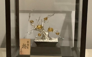 STERLING SILVER PLUM TREE BY MITSUNORI W ORIGINAL BOX
