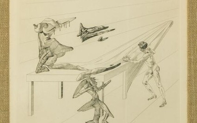 Salvador Dali 1904-1989 RARE Grasshopper Engraving