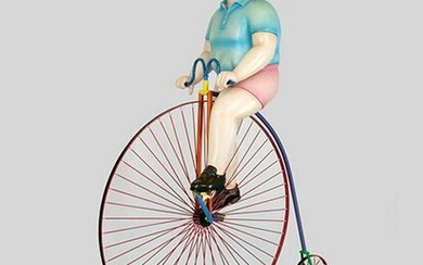 Sergio Bustamante (Mexican, B. 1942) Bike Rider.