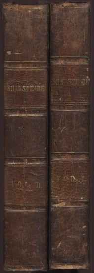 Shakespeare, Dramatic Works Poems, 2v.Ed. Dearborn 1835
