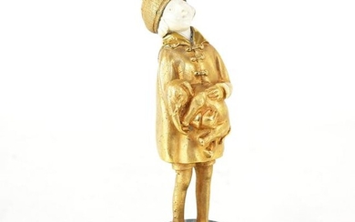Signed D.H. CHIPARUS: Child - Bronze Sculpture