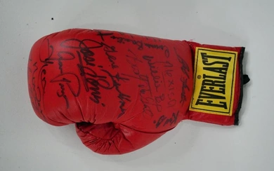 Signed Ken Norton Boxing Champions Boxing Glove