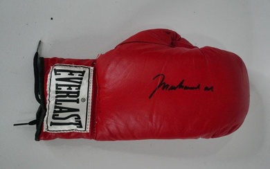 Signed Muhammad Ali Boxing Glove, right