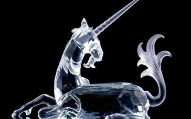 Swarovski crystal statue Unicorn