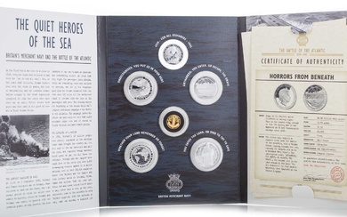 THE BATTLE OF THE ATLANTIC FIVE COIN SET