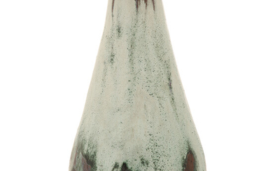 TIENNE MOREAU-NLATON (1859-1927) Vase tronconique en grs dcor d’paisses coulures...