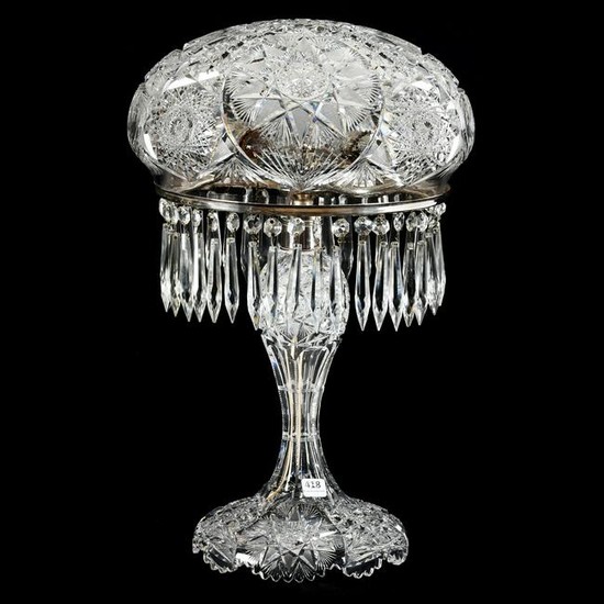 Table Lamp, Mushroom Shade, ABCG, By Meriden