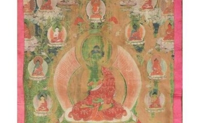 Thangka of Amoghasiddhi Buddha, 17-18th Century