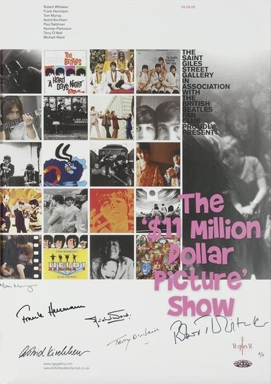 The Beatles / The St Giles Street Gallery Two Signed Exhibition Posters For 'The $11 Million Dol...