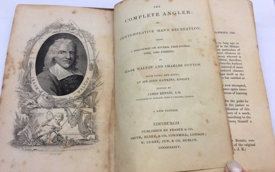 The Complete Angler by Isaac Walton and Charles Cotton, 1834