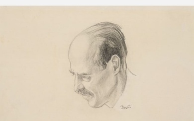 Thomas Hart Benton Sketch of Thomas Hibben (ca. 1933)