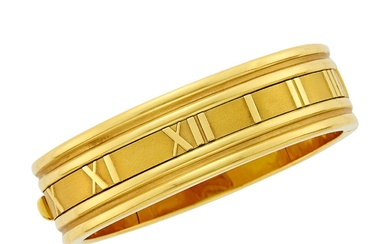 Tiffany & Co. Gold 'Atlas' Bangle Bracelet