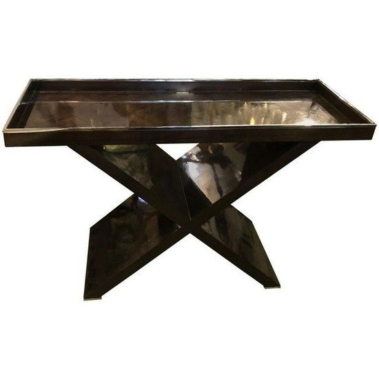 Tray Top Console Table Late-20th Century