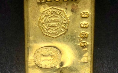 Un lingot d'or n°165901 avec son B.E. LYON-ALEMAND... - Lot 18 - Chayette & Cheval