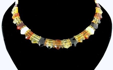 Unique and Beautiful Amber Cleopatra necklace