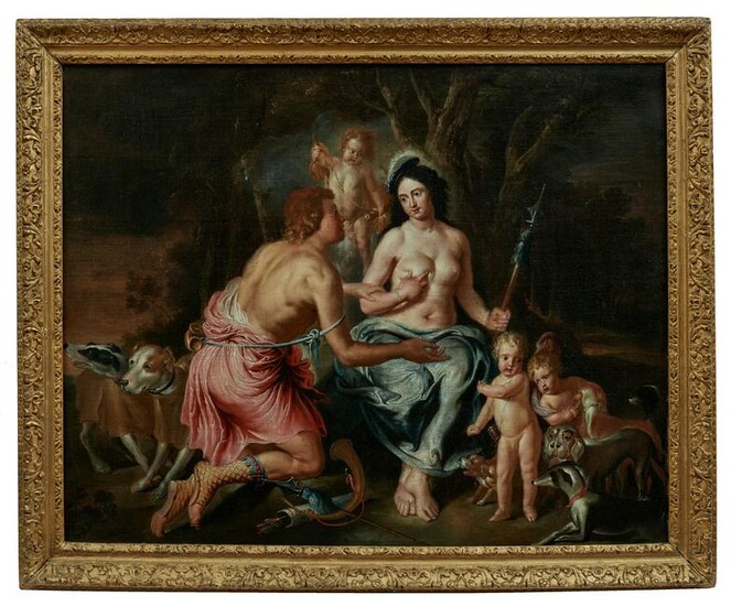 Venus und Adonis, Flaemische Schule des 17.