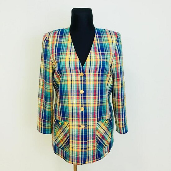 Vintage Women's FRANKENWALDER Linen Blend Blazer Jacket