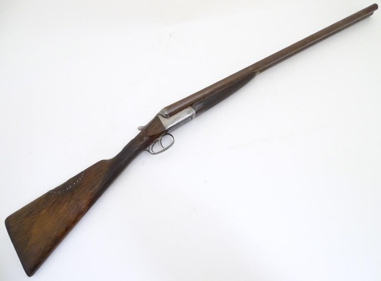 **WITHDRAWN FROM AUCTION** Shotgun: a Victorian 12 bore side...