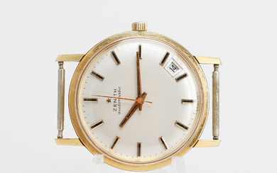 WRIST WATCH, Zenith Automatic, 18k gold, total weight approx. 34 grams.