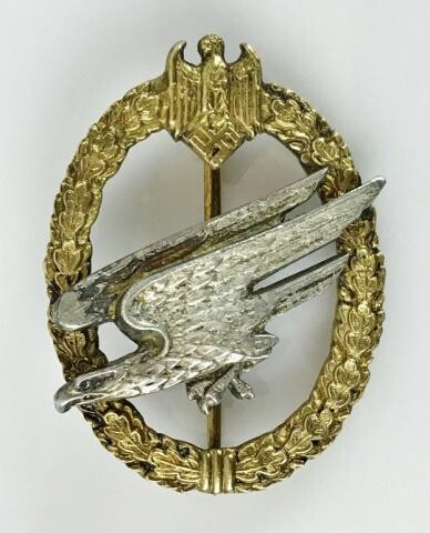 WW2 German Heer Fallschirmjager Badge, JMME