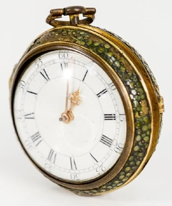 William Allam pocket watch having white enameled dial