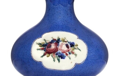 William Moorcroft (1872-1945), a Floral-Panel pattern vase c.1918, signed in...