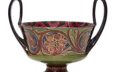 William Moorcroft (1872-1945), a twin-handled ceramic bowl...